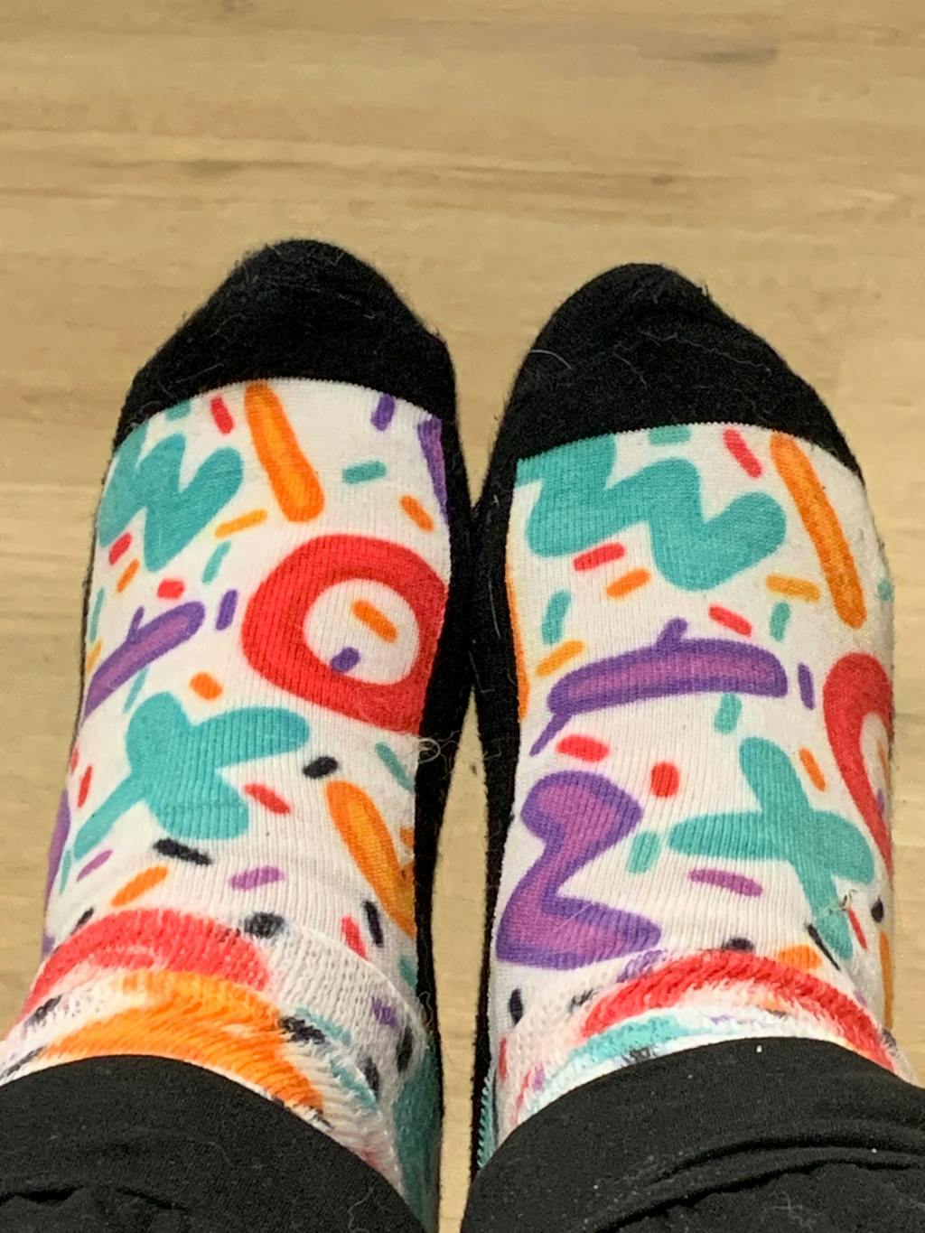 Non-Binding Bamboo Diabetic Friendly Retro Socks