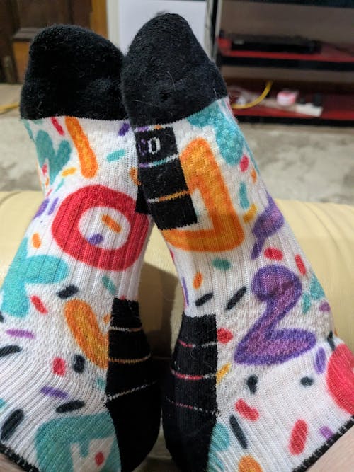 Radical Retro Bamboo Ankle Compression Socks