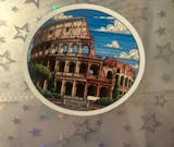 Rome Colosseum Sticker | Italian Landmark Decal | Travel Souvenir Art | Roman Empire Vinyl | Europe Trip Gift | Pop Art Rome Laptop Sticker