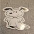 Glow in the Dark Snoopy Ghost Sticker | Peanuts Halloween Decal | Cute Spooky Dog Art | Fall Decor Vinyl | UV Reactive Dog Ghost Gift
