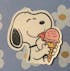 Snoopy Eating Ice Cream Sticker | Peanuts Summer Treat Decal | Cute Food Art | Cartoon Dog Vinyl | Snoopy Laptop Sticker | Snoopy for gift