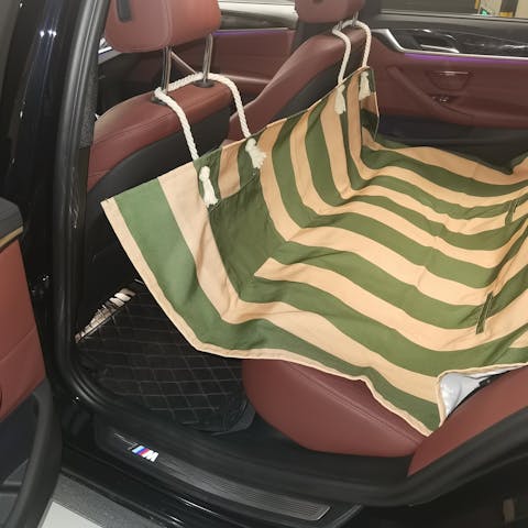 Dog Car Seat Cover- Holiday