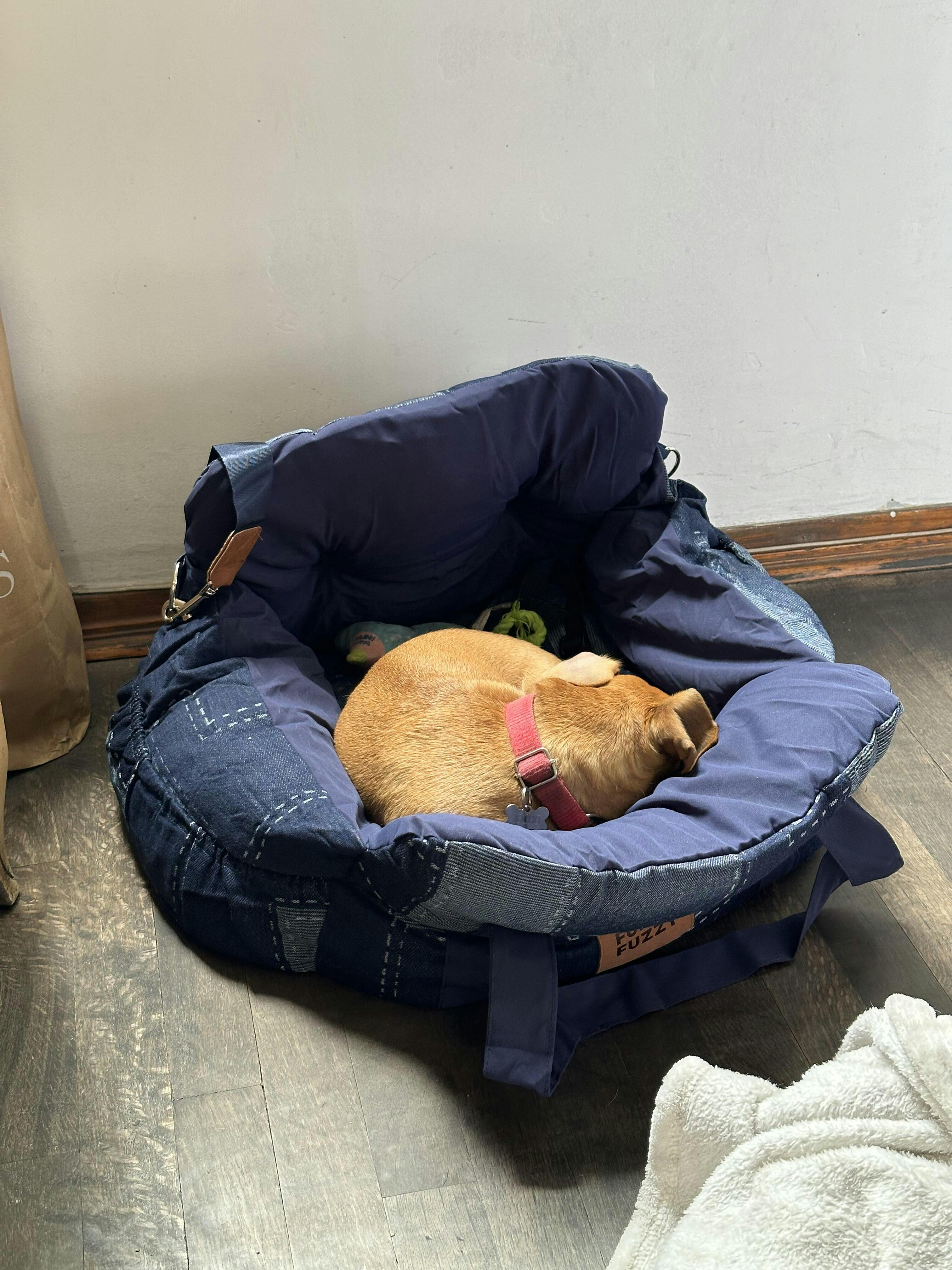 Portable Leisure Outing Pet Bolster Large Dog Car Seat Bed FunnyFuzzy