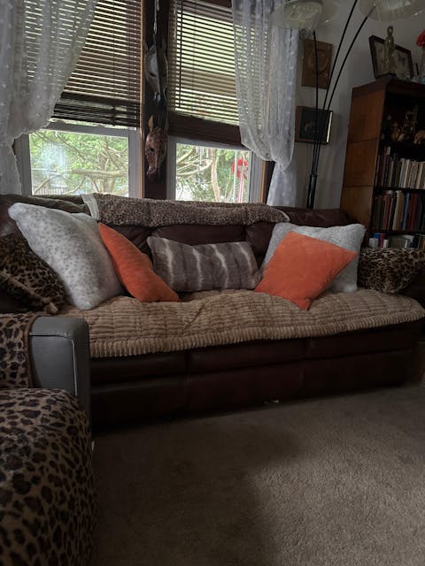 Make Waffle Biscuit Couch Cover – Cozy Soft Flannel & Breathable Pet Mat