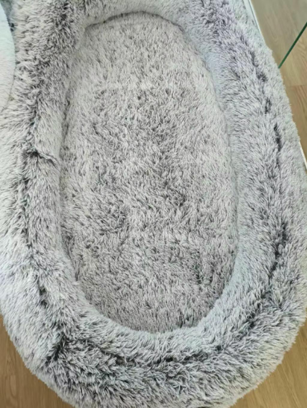 Luxury Super Large Sleep Deeper Human Dog Bed FunnyFuzzy_UK