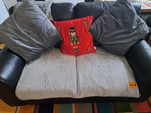 Waterproof Thick Fuzzy Faux Sherpa Fleece Non-Slip Sofa Cover Protector