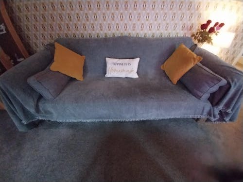Chenille Blanket Herringbone Tassel Sofa Cover