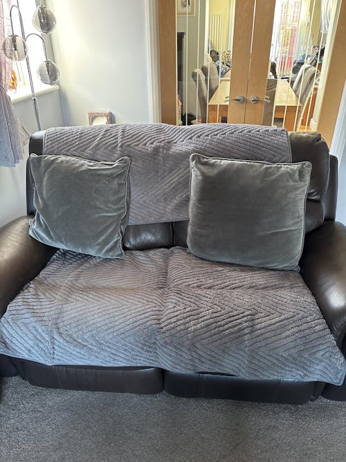 Thickened Plush Herringbone Non-slip Sofa Cover