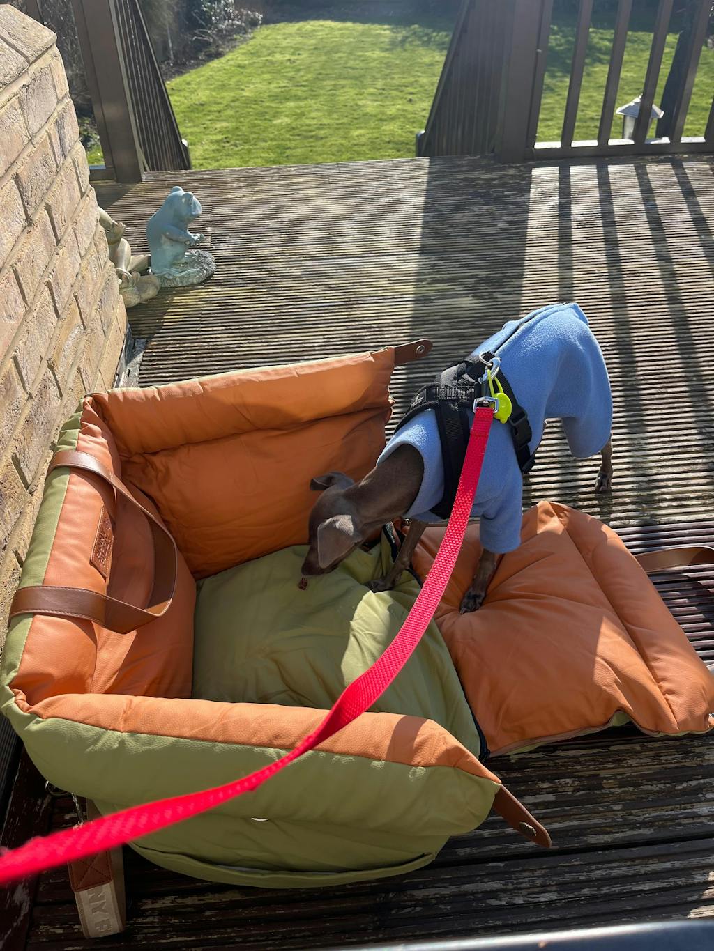 Deluxe Faux Leather Dog Car Seat Booster Bed - Urban Voyager