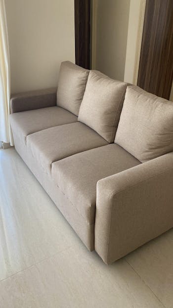 Zest Three Seater Sofa - Fabric Oat