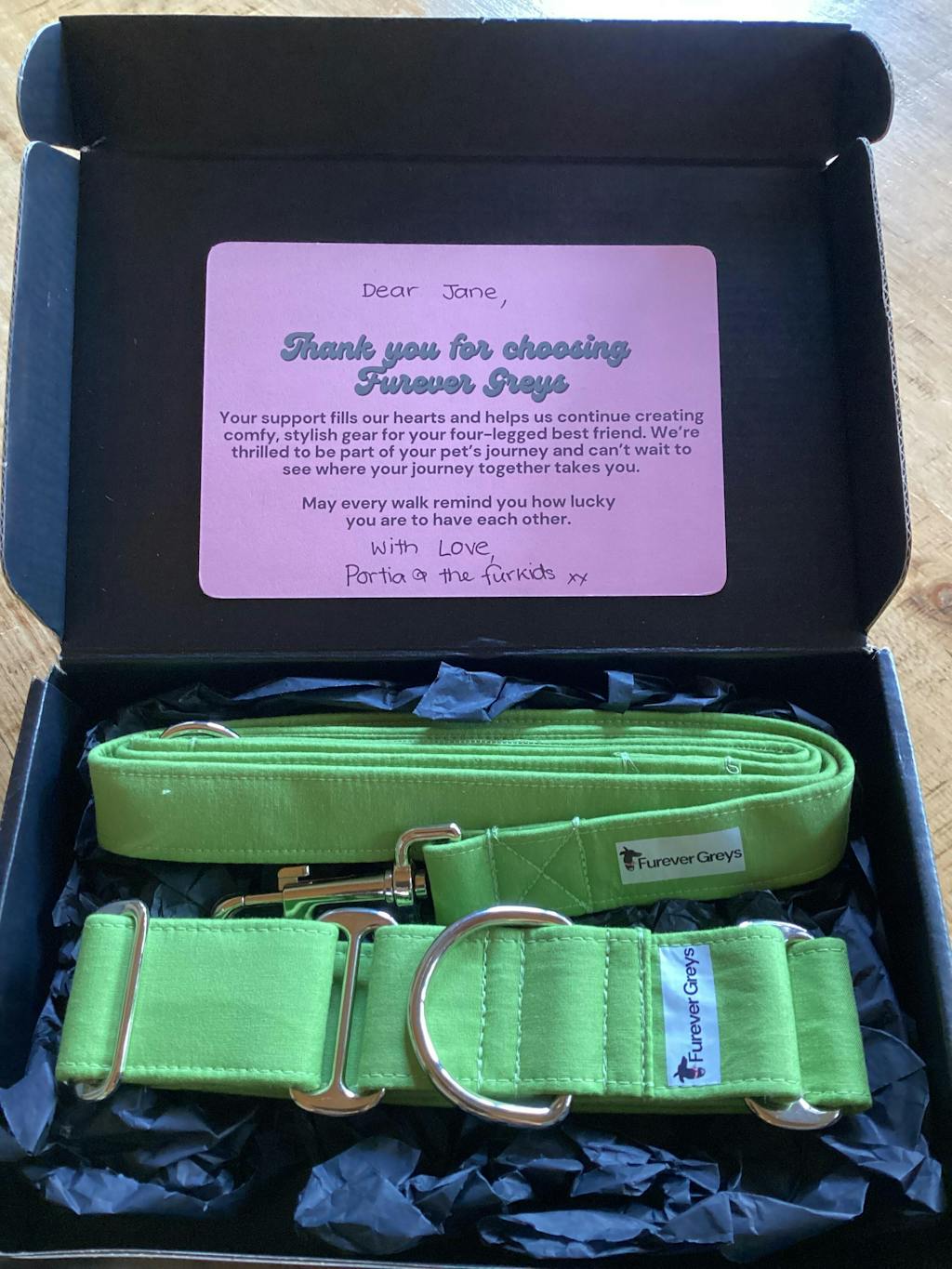 Martingale Collar – Sweet Pea