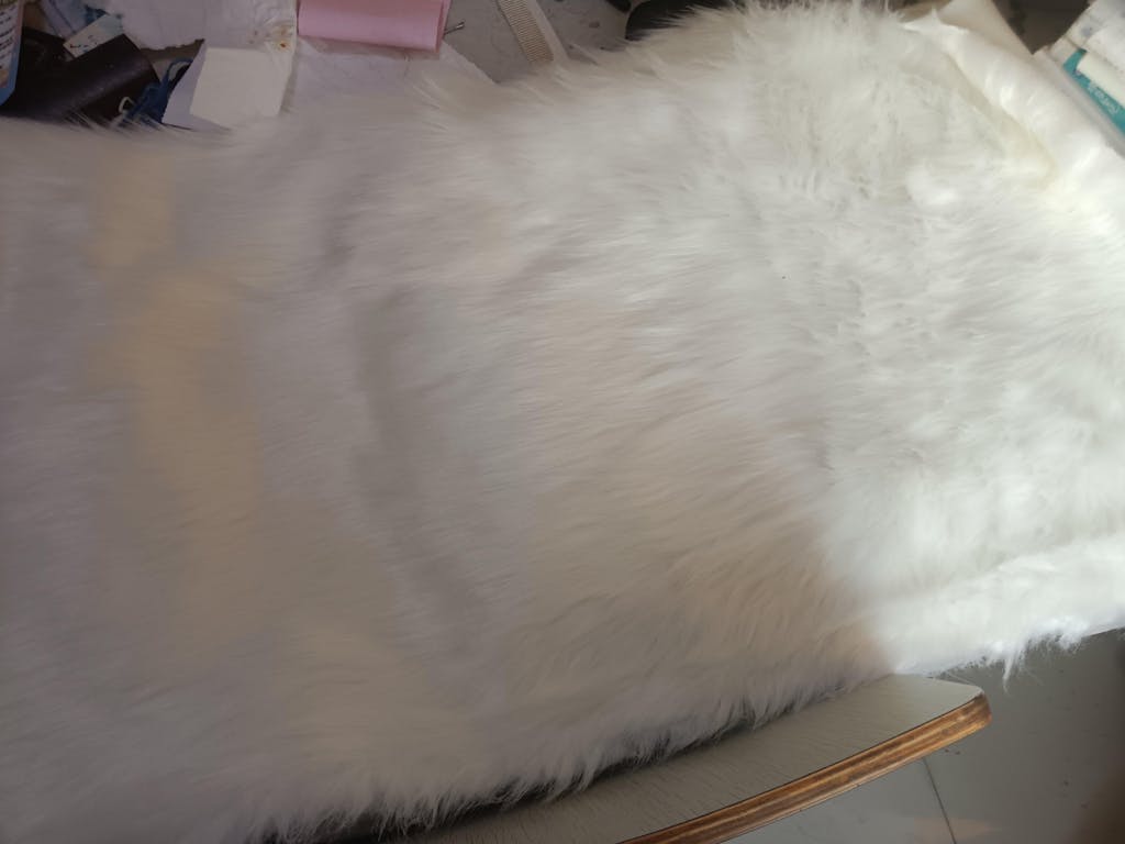 [GlowFlow Fur]  4-5cm Black White Grey Series Luxury Faux Fur