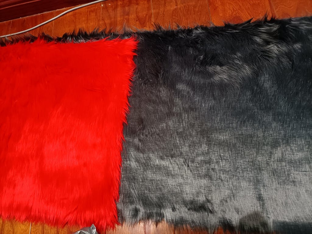 [Smooth Flow Fur]  3-4cm Black White Grey Series Luxury Faux Fur