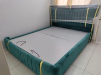 Ankara Luxury Upholstered Bed In Fabric