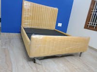 Konya Luxury Upholstered Bed Without Storage In Suede