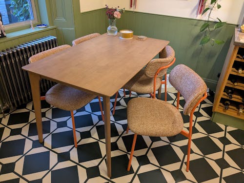 Kudos Rectangle Wooden Dining Table - 130cm