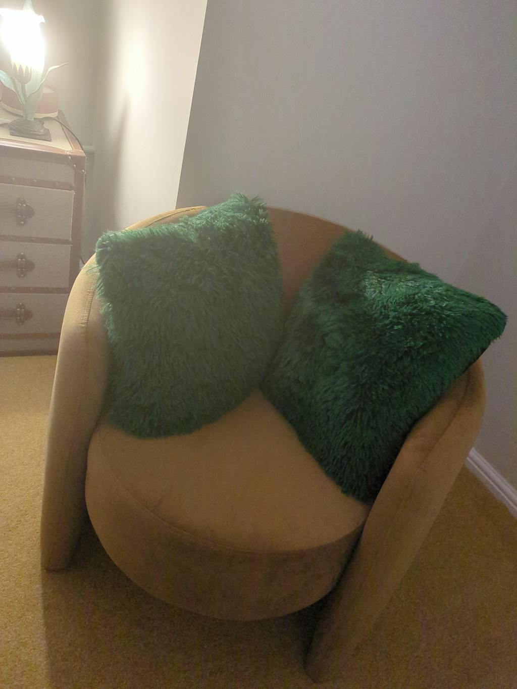 Dylan Caramel Velvet Occasional Chair