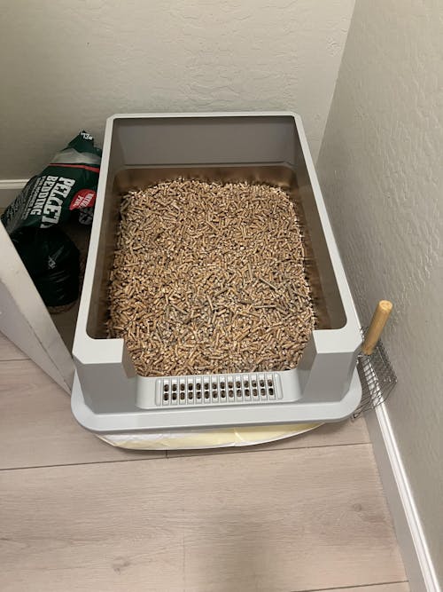 XXL Front Entry Stainless Steel Litter Box