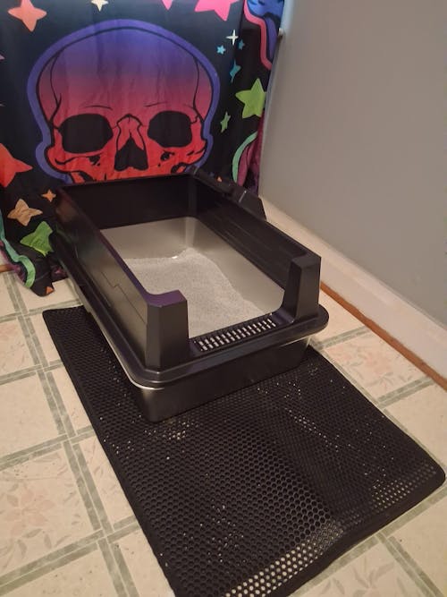 XXL Front Entry Stainless Steel Litter Box