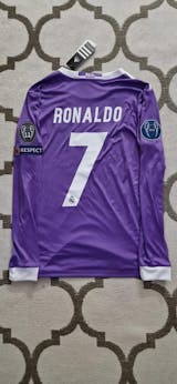 Real Madrid 2016-17 Ronaldo Long Sleeve Away – Futbol Mercado