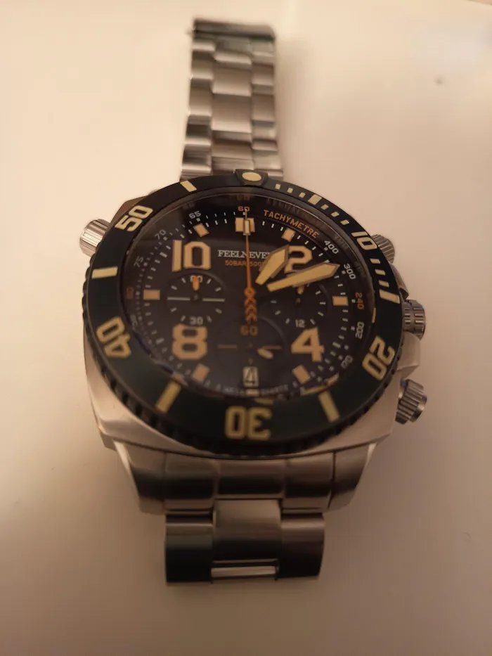 Owner photo of the AbyssForce 500M white dial