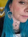 Silver Gothic Arch Ear Weights