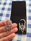 Golden Gothic Arch Ear Weights