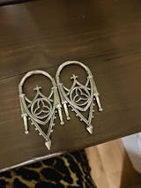Golden Gothic Arch Ear Weights