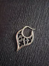 Silver Gothic Architecture Earrings