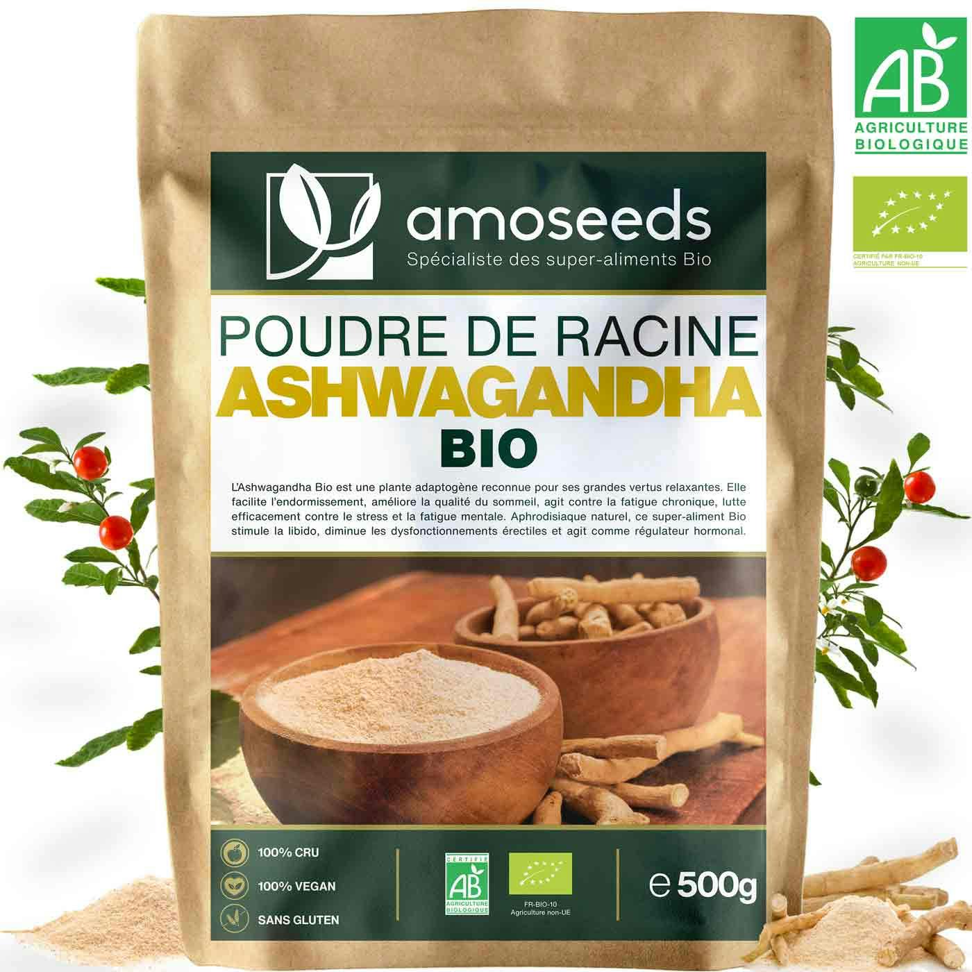 Graines de Lin Brun Bio 1kg - AMOSEEDS 