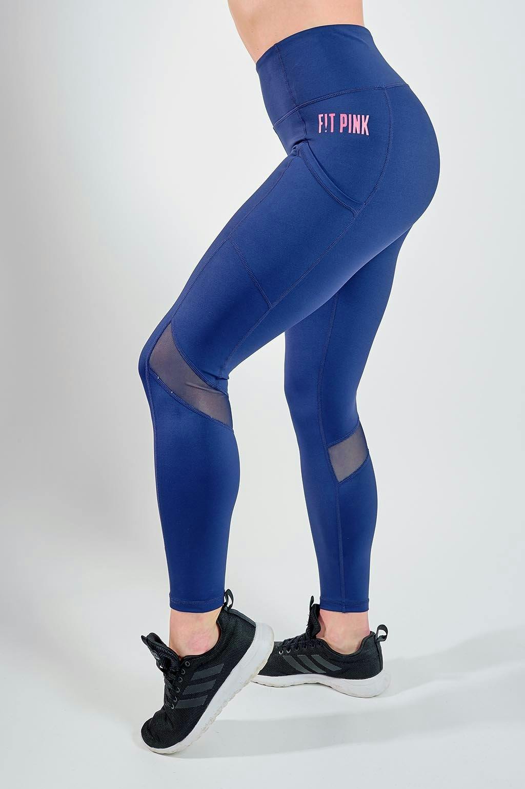 Sports Leggings With Deep Side Pockets in Black