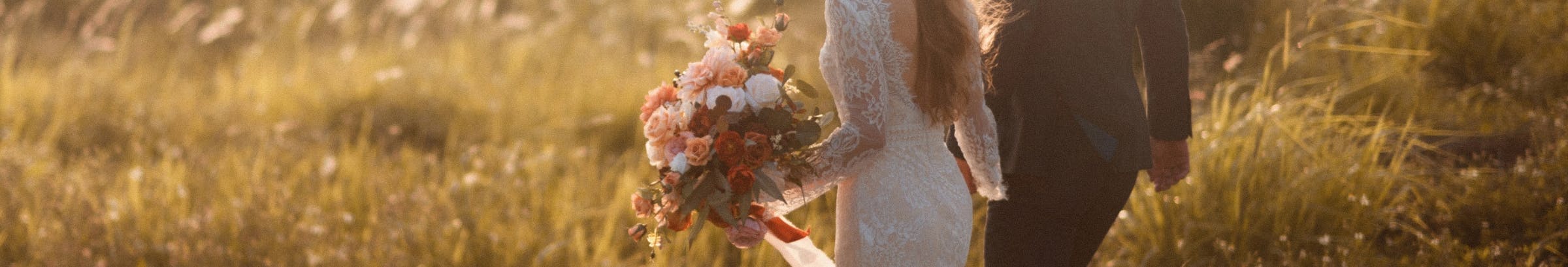 Small Cascade Bridal Bouquet in Blush & Cream | Clearance