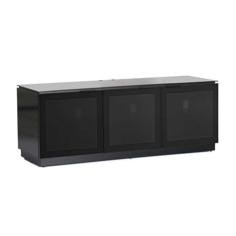 Engineered Wood MMT Furniture Designs Sideboard 90 cm x 35cm x 83cm Black 