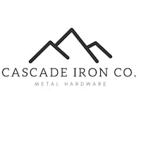 Floating Metal Shelf - Black or White Metal Finish - Cascade Iron Co