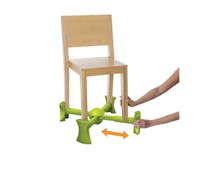 Green - KABOOST Booster Seat - Goes Under the Chair