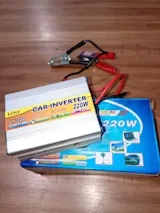 220W Car Power Inverter – DC 12V to AC 220V Converter with USB & Battery Clip