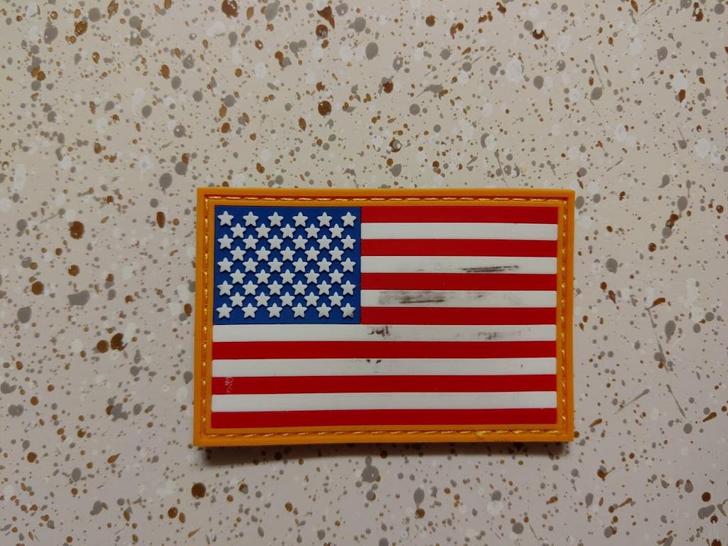 Pvc 2x3 Usa Flag Patch For Tactical Cap — Gadsden And Culpeper