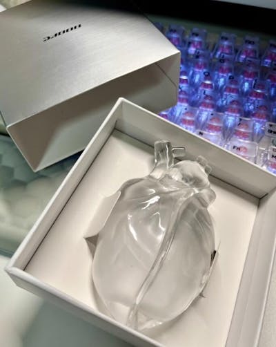 Clear Heart-Shaped Liquid Silicone Protection Case for AirPods