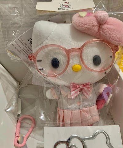 Glasses Hello Kitty Bag Charm [FreeShipping]
