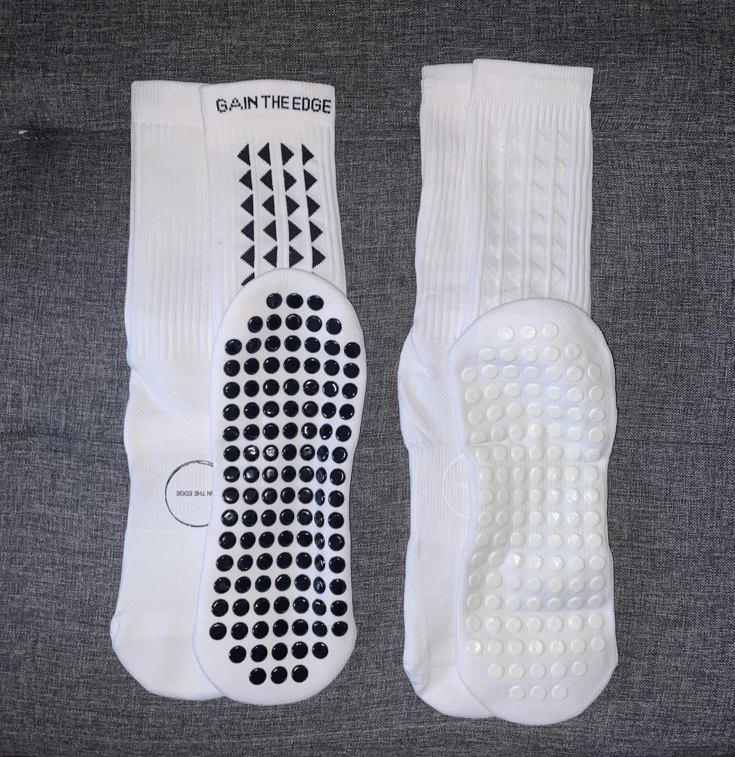 White Grip Socks - M. Hussein