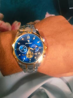 POEDAGAR 996 Luxury Men Chronograph Wristwatch