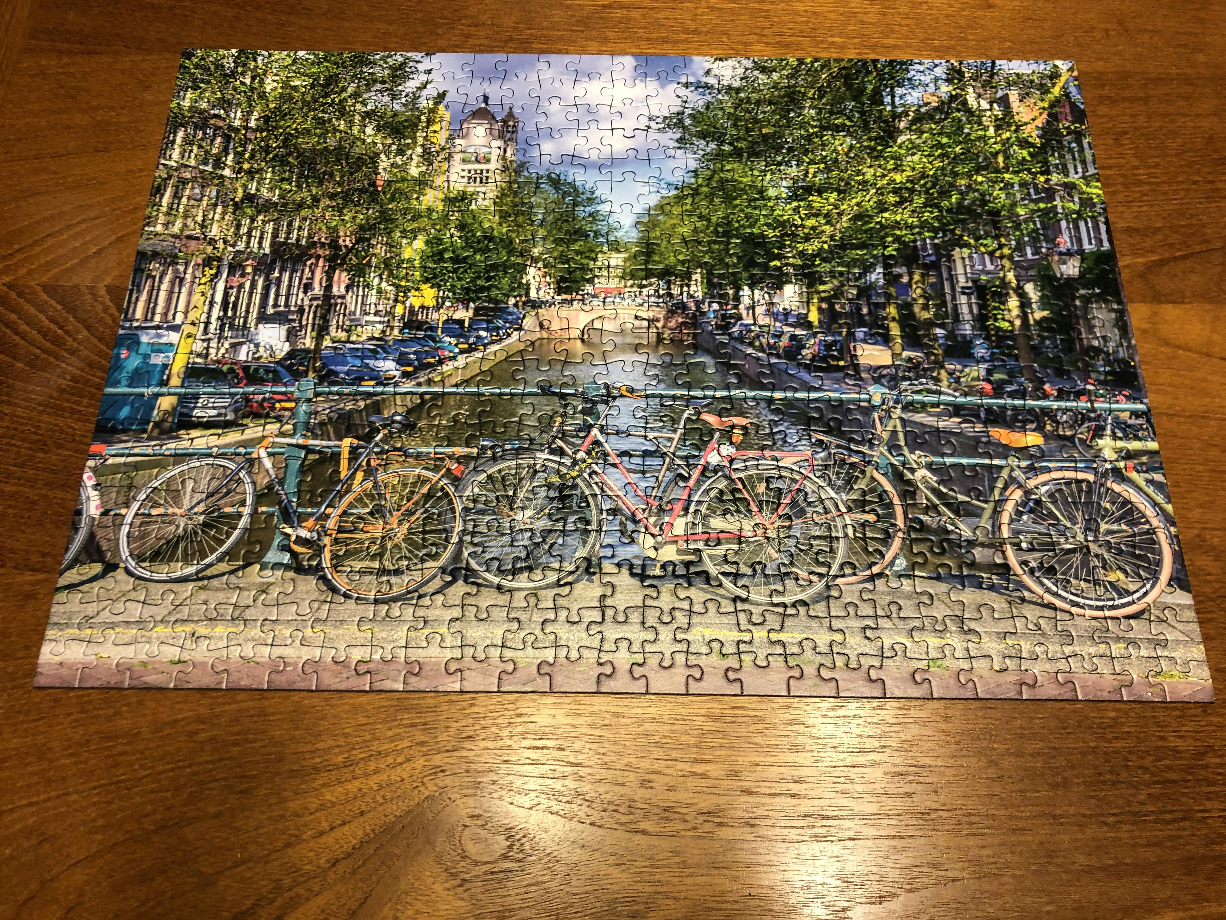 Stadtplanpuzzle Amsterdam City Puzzle,Stadtplan Amsterdam als 500 Teile-Puzzle 