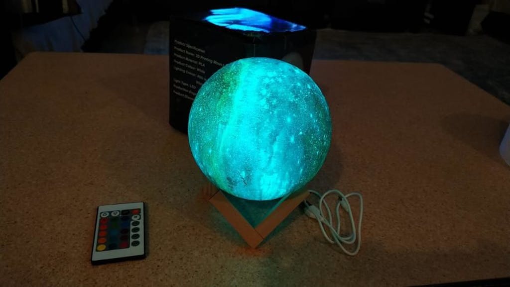 Galaxy Lamp™ with Stand Order an Outer Space Lamp with 16 Colors for