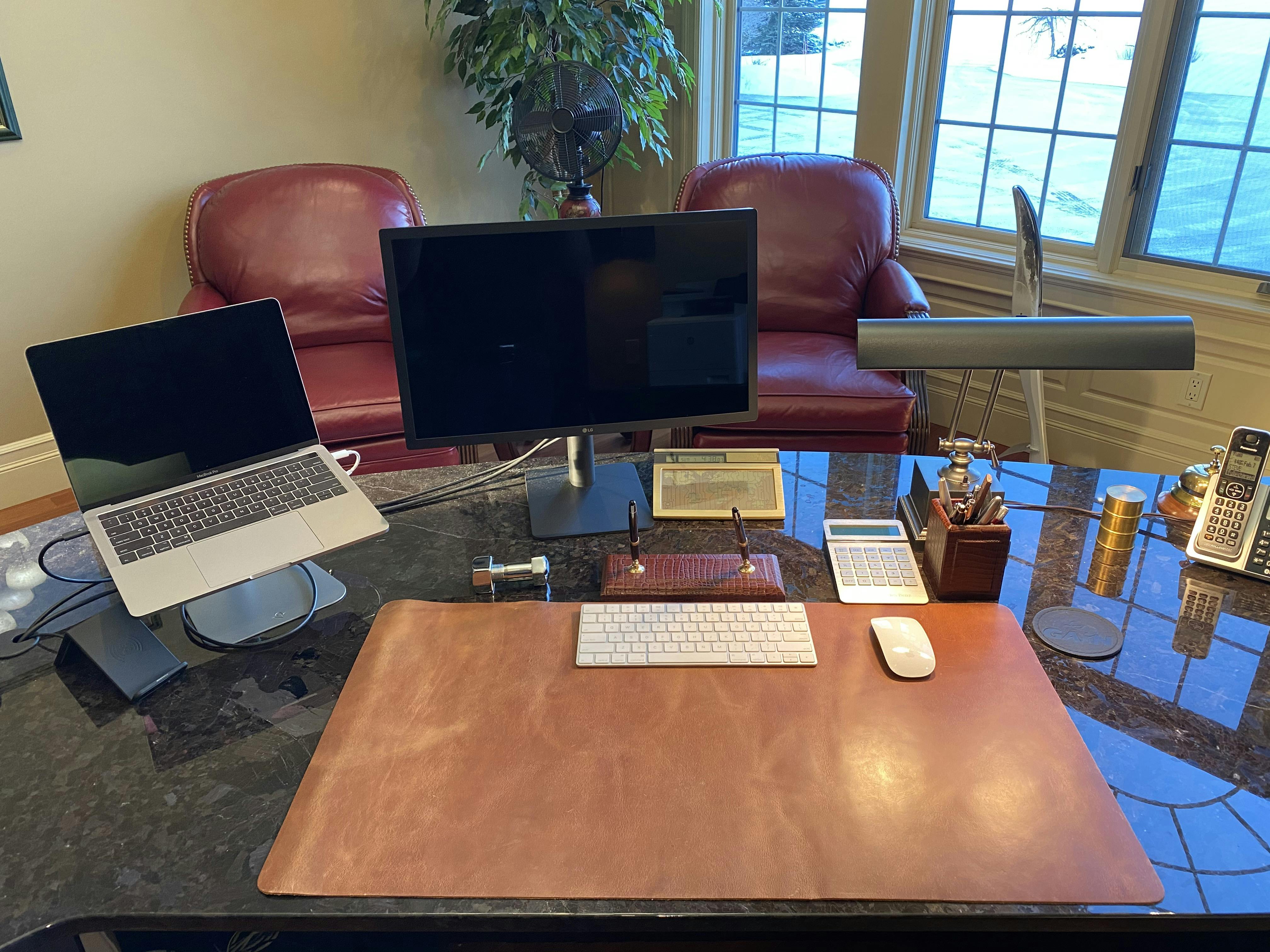 best leather desk pad