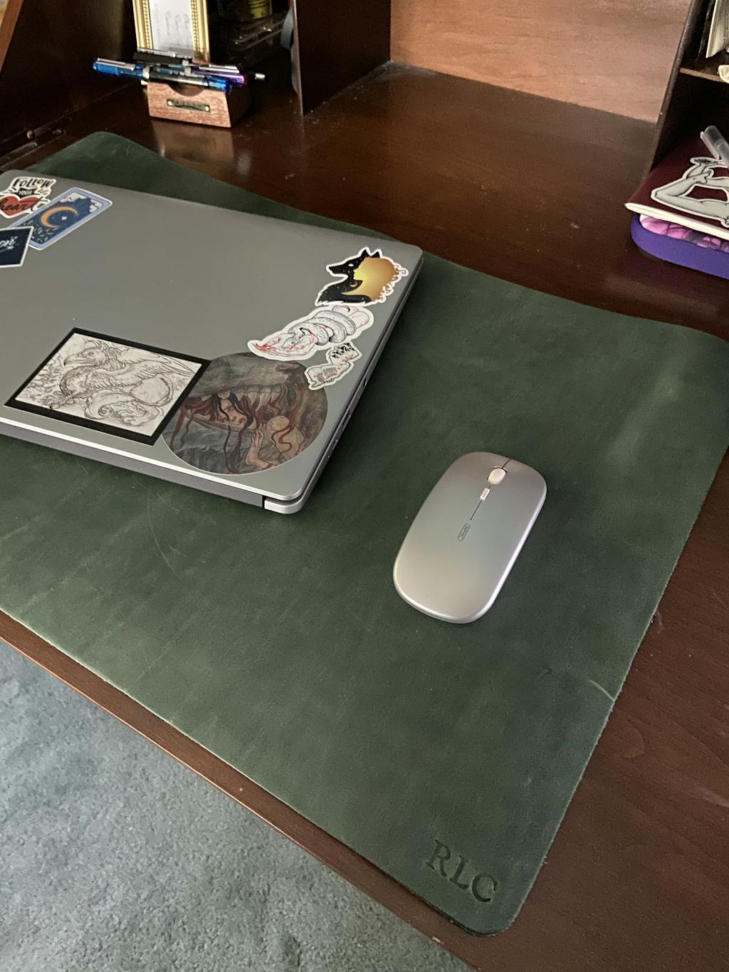 Genuine Handmade Leather Desk Pad & Mat Galen Leather