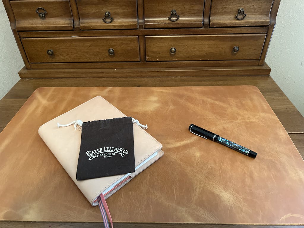 Genuine Luxury Leather Desk Pad Small to Large Writing Mat Galen