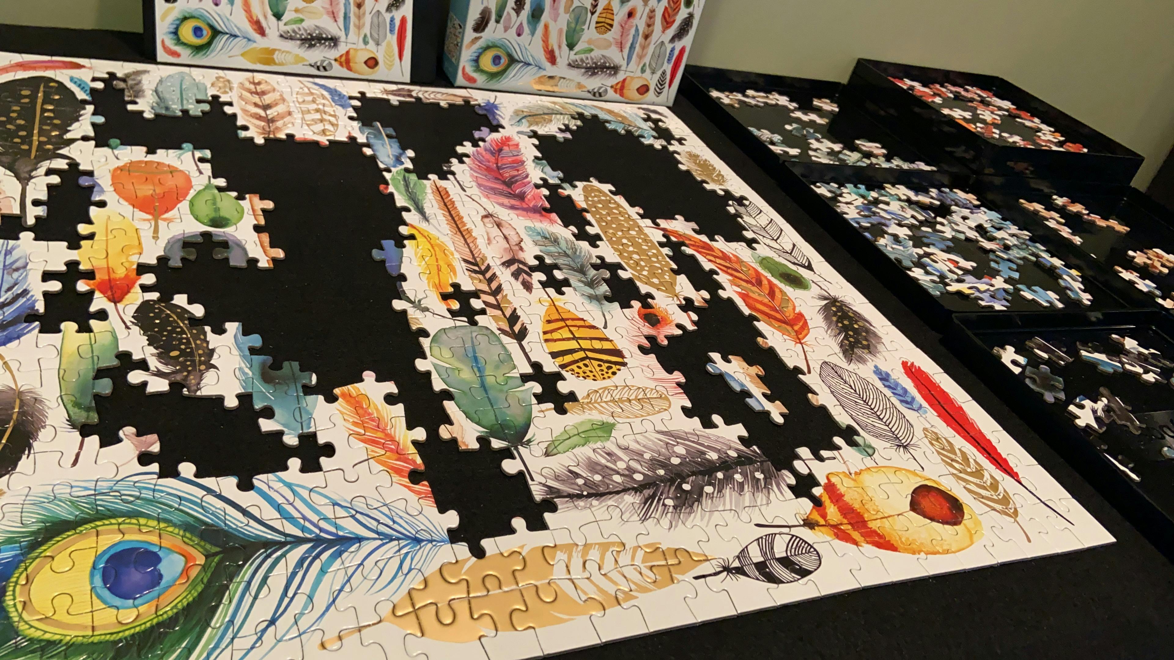 Arrows & Feathers 500 Piece Foil Puzzle Galison