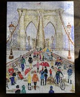 Michael Storrings Brooklyn Bridge 1000 Piece Jigsaw Puzzle | Galison Michael Storrings Brooklyn Bridge 1000 Piece Jigsaw Puzzle | Galison