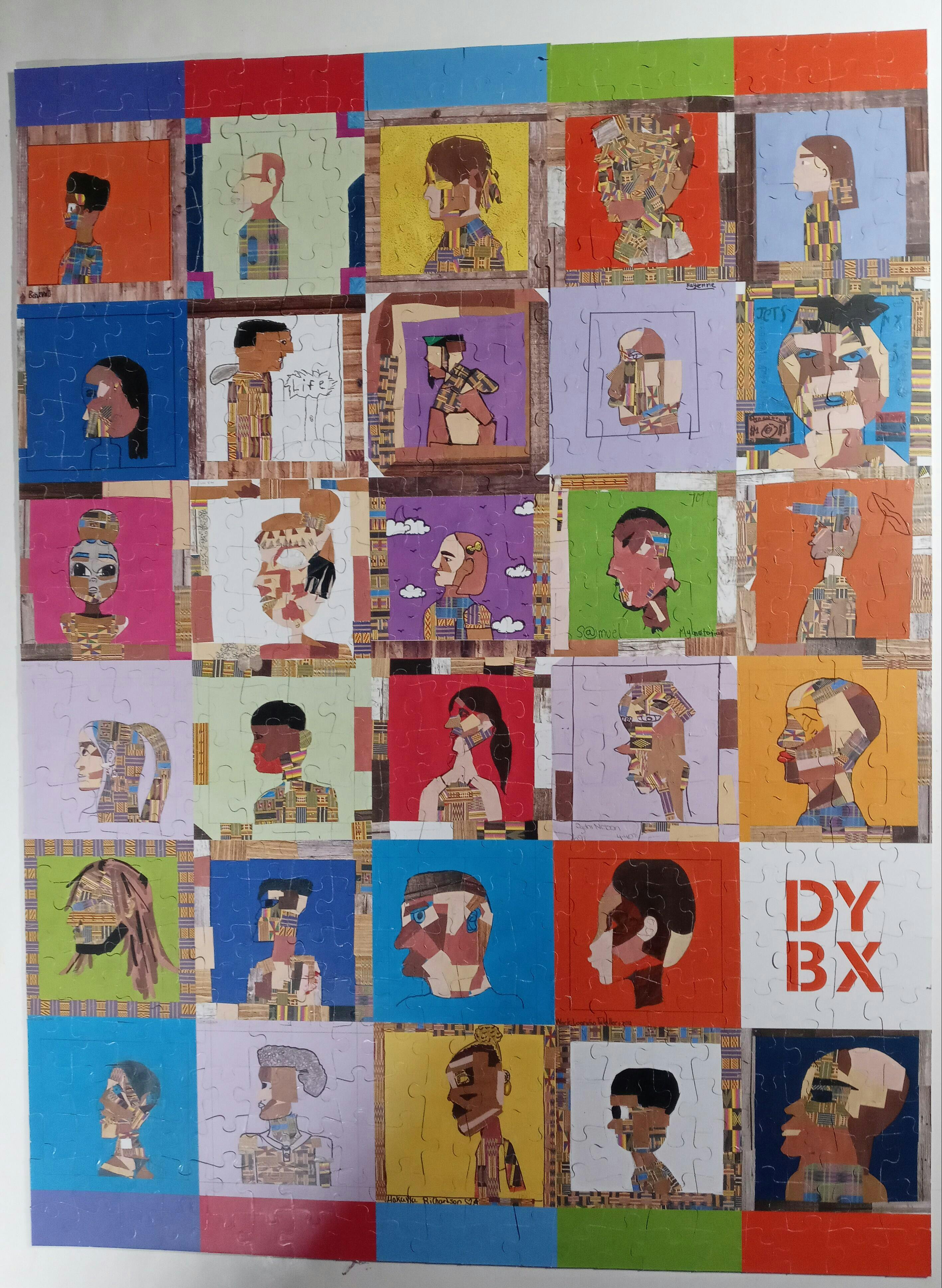 Derrick Adams x Dreamyard 500 Piece Double-Sided Puzzle | Galison