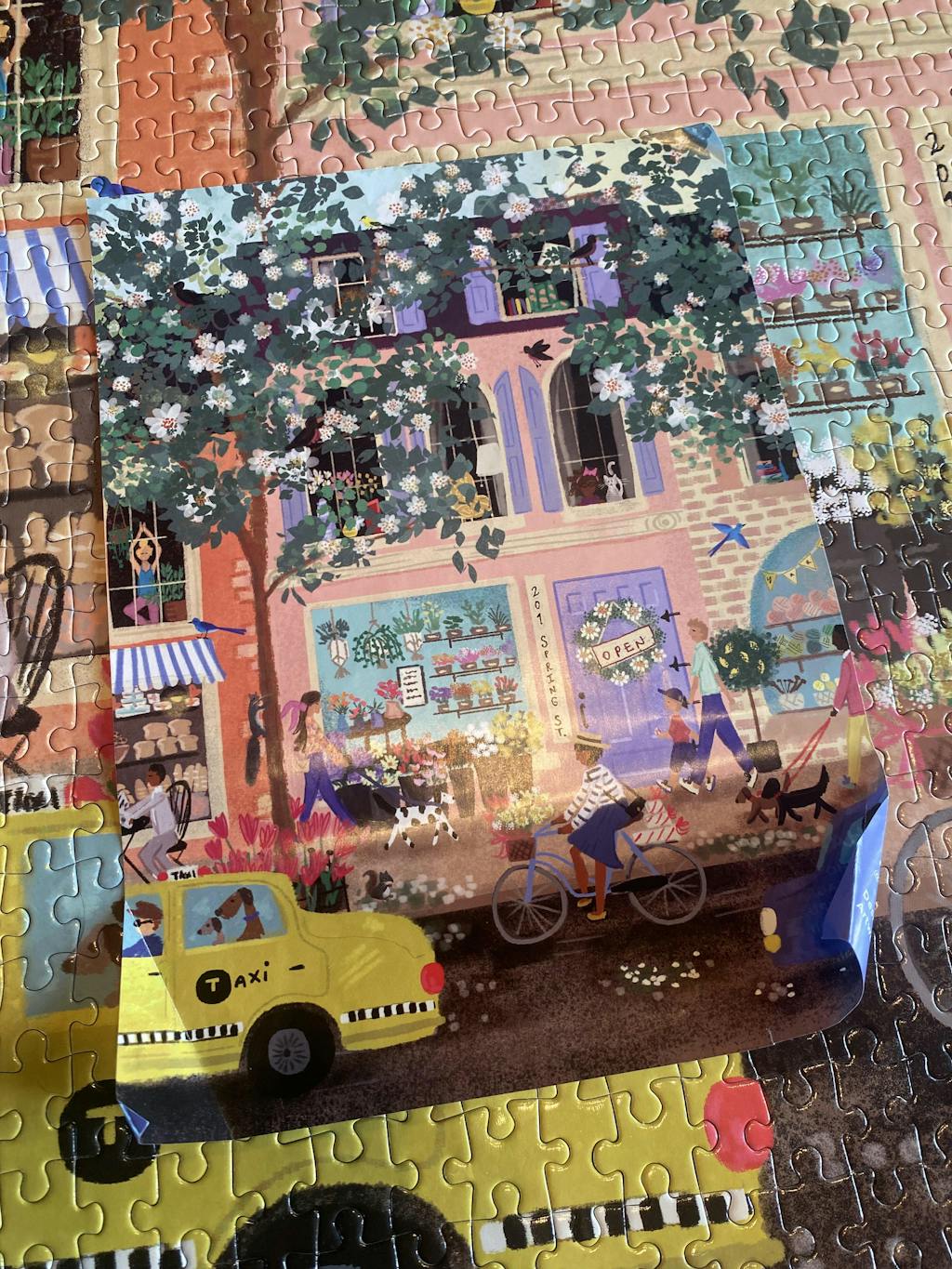 Spring Street 1000 Piece Jigsaw Puzzle Galison